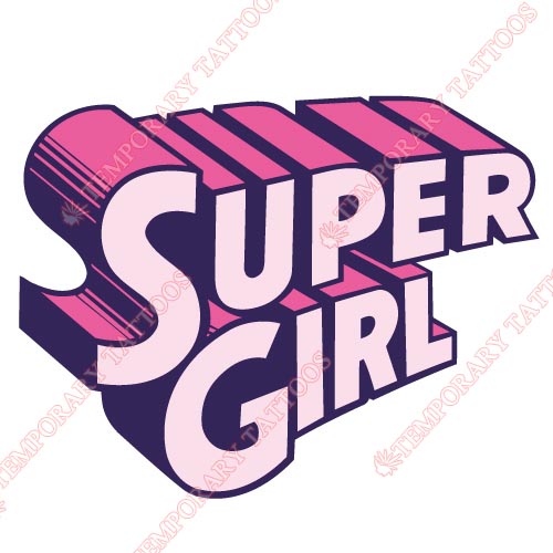 Supergirl Customize Temporary Tattoos Stickers NO.260